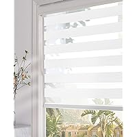 Persilux Zebra Blinds Dual Layer Roller Window Shades (34