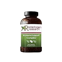 ImmunoSupport Complex | Echinacea + Elderberry Extract + Immune-Supportive Mushrooms Cordyceps, Shiitake, Maitake and Reishi | 90 Capsules |by Adaptogen Research Pharmaceutical Grade Supplements