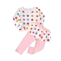 Mioglrie Infant Girl Clothes Baby Outfits Love Heat Toddler Girls' Clothing Cute Sweatshirts Baby Clothes for Girls