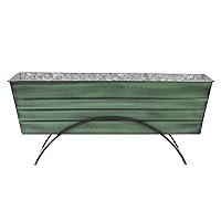 Odette Stand with Large Green Flower Box