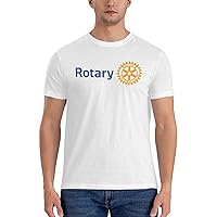 Rotary-International Cotton Mans Soft Shirts T-Shirt Tee