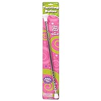 Schylling Twirling Baton - Gymnastic Dance Stick - Assorted Colors: Pink, Purple, White - Ages 3+ - Pack of 1, Large