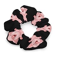 Cute Pig Scrunchies Elastic Hair Ties Cute Hair Accessories for Styling Soft Hair Bands Gift Christmas Valentine's Day