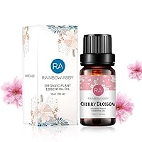 Rainbow Abby Cherry Blossom 10ml Essential Oil - 100% Pure Aromatherapy for Diffuser, Skin Care, Hair, Perfume, Massage, Spa, Candles, Soaps