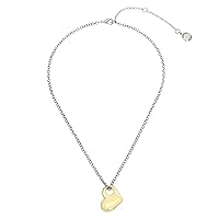 Steve Madden Womens Puffy Heart Pendant Necklace