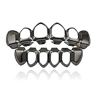 Open Face Outline Grills 6 Top and Bottom Set Hip Hop Teeth