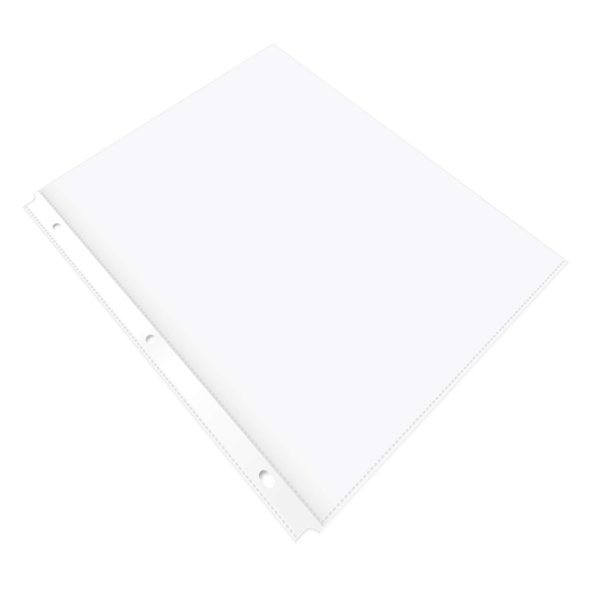 AmazonBasics Clear Sheet Protectors for 3 Ring Binder, 8.5 x 11inch, 3 holes, 200 Pack