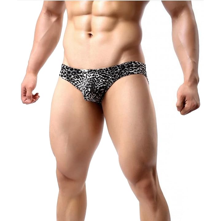Mua Nandin Men's Stylish Leopard Print Bikini Pants, Underwear, Inner Briefs,  Leopard Print, Set of 2 trên Amazon Nhật chính hãng 2022 | Fado