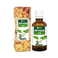 Bhringraj Oil (Eclipta alba) 100% Pure & Natural - Undiluted Uncut Cold Pressed Premium Oil Use for Aromatherapy, Skin Care & Hair - Therapeutic Grade - 50 ML by Salvia