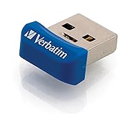 16GB Store 'n' Stay Nano USB 3.2 Gen 1 Flash Drive Snag-free Low Profile Thumb Drive with Microban Antimicrobial Product Protection - Blue 98709