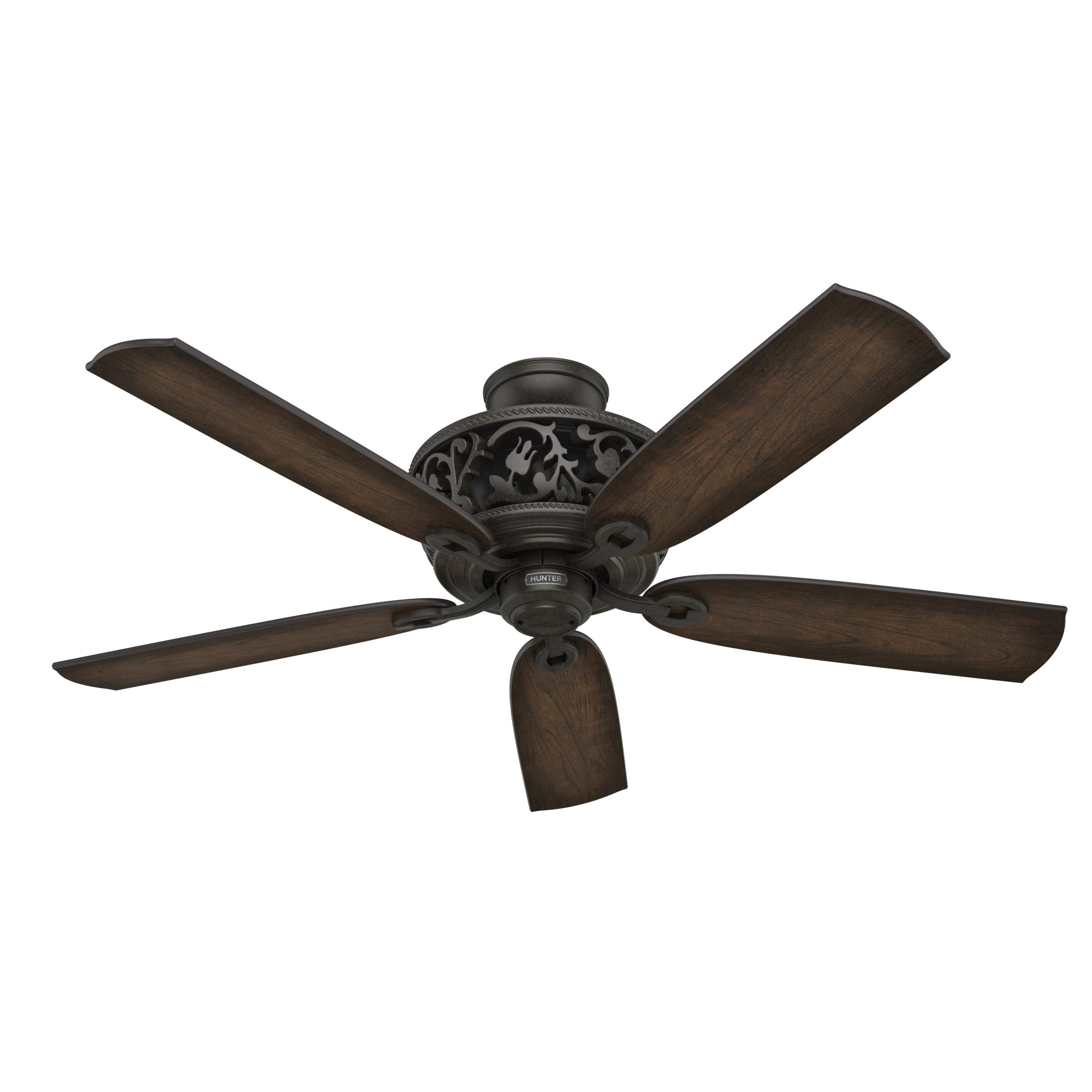 Hunter Fan Company, 59546, 54 inch Promenade Brittany Bronze Ceiling Fan with LED Light Kit and Handheld Remote