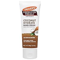Palmer's Coconut Oil Formula Moisturizing Hand Cream for Dry, Cracked Skin. Easter Basket Stuffer Hand Lotion, Travel Size Hand Moisturizer, 3.4 Ounce