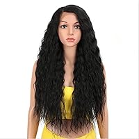 Synthetic Lace Front Ombre Blonde Wig 30 Inch 13X4 Wig Long Wavy Lace Wigs For Women Synthetic Lace Front Wig