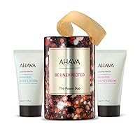 AHAVA The Power Duo Gift Set, Includes Mineral Body Lotion 40ml and Mineral Hand Cream 40ml