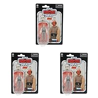 STAR WARS The Vintage Collection Lobot Toy, 3.75-Inch-Scale The Empire Strikes Back Action Figure, Toys for Kids Ages 4 and Up,F4462 (Pack of 3)
