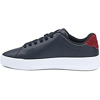Tommy Hilfiger Men's Court Leather Trainers, White