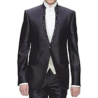 Mens Black Tuxedo Suit Royal Look Engagement 3 Pc TX274