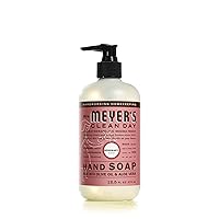 MRS. MEYER'S CLEAN DAY Hand Soap, Made with Essential Oils, Biodegradable Formula, Rosemary, 12.5 fl. oz