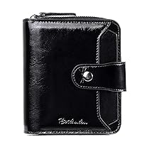 BOSTANTEN Leather Briefcase for Women bundle Leather Wallets for Women