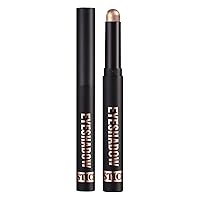 Highlight Pen Eyeshadow Stick Pearlescent Eye Makeup Lying Silkworm Lazy People Not Easily Dizzy Earth Eyeshadow Stick Makeup Jewels for Eyes (H, One Size)