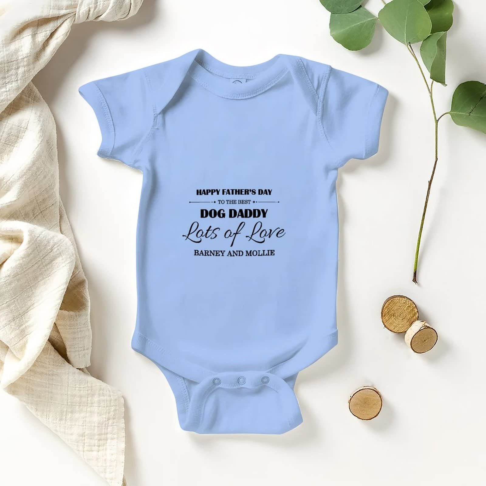 Baby Bodysuits Cotton Comfort Sleep And Play For Newborns and Infants Toddler Infant One-Piece Short-Sleeve New Dad Gifts