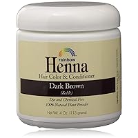 Rainbow Research Persian Dark Brown Henna, 4 Ounce - 6 per case.
