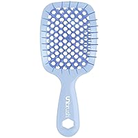 UNbrush MINI Wet & Dry Vented Detangling Hair Brush, Periwinkle Light Blue