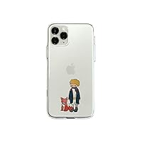 DS17239i58R iPhone 11 Pro Soft Clear Case, Little Prince and Fox, 5.8-Inch, iPhone Back Cover, Japanese Authorized Dealer