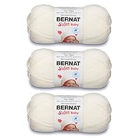 Bernat 166030-30008 Softee Baby Yarn - Solids - Antique White
