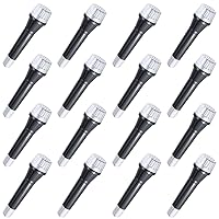 16 Pack Plastic Microphones Bulk, Toy Microphone Set Birthday Party Favors - Stage Prop for Girls and Boys, 5.5 Inches Tall
