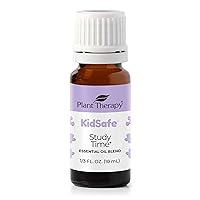 Plant Therapy KidSafe Study Time Essential Oil Blend for Focus, Mind Calming, Concentration Blend for Kids 100% Pure, Undiluted, Natural Aromatherapy, Therapeutic Grade 10 mL (1/3 oz)