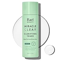 Toner, Miracle Clear Clarifying Toner - Facial Toner for Face, Oily and Acne Prone Skin, Korean Skincare, with Succinic Acid, Hydrating Vitamin B5, Vegan, Cruelty Free (5.1 oz)