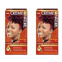 Exotic Shine Hair Color With Argan Oil from Morocco, 6.2 Burgundy Blaze, 1 Application (Pack of 2)
