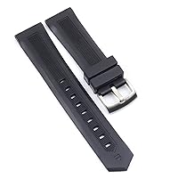 Men Black Watchband 20mm 22mm Silicone Rubber Watch Band Belt For TAG CARRER Strap For Heuer Buckle DRIVE TIMER Watchbands