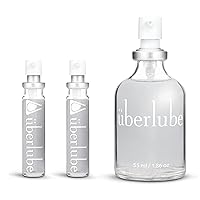 Uberlube Silicone Lube - Two 15ml Travel Lube & 55ml Bottle Unscented Silicone Lubricant Personal Lubrication - Latex-Safe Sex Lube Liquid for Couples, Vaginal & Anal Lube - 2.8 fl oz Total
