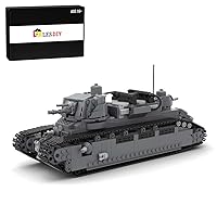 Tank Building Kit, WW2 Military Panzer Building Blocks and Engineering Toy, Adult Collectible Model Tanks Kits to Build (1202PCS)