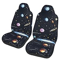 The Solar Family Car seat Covers Front seat Protectors Washable and Breathable Cloth car Seats Suitable for Most Cars