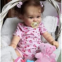 BABESIDE Lifelike Reborn Baby Dolls- 20-Inch Soft Body Realistic-Newborn Baby Dolls Girl Poseable Real Life Toddler Dolls with Toy Accessories Gift Set for Kids Ages 3 and Up