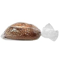 Bread Bags with Ties, Reusable, 100 Clear Bags and 100 Ties