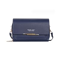 Spldsun Women's Small Handbag with Card Slot, Adjustable and Removable Shoulder Strap, for Women (Dark Blue), darkblue, 18*10*6 cm/7,09*3,94*2,36 Zoll