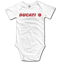 Baby's Bodysuit Romper Jumpsuit Baby Clothes Outfits Ducati Logo White