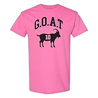 UGP Campus Apparel Goat 10 Inter Miami - Football Soccer T Shirt