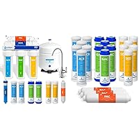 Express Water RO5DX Reverse Osmosis System + 3 Year Replacement Filter Set