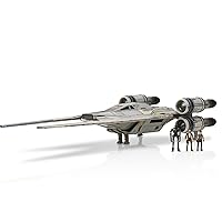 STAR WARS Micro Galaxy Squadron U-Wing Starfighter - 12-Inch Vehicle with Foldout Wings, Troop Bay, Sniper Gun, and Three 1-Inch Micro Figure Accessories