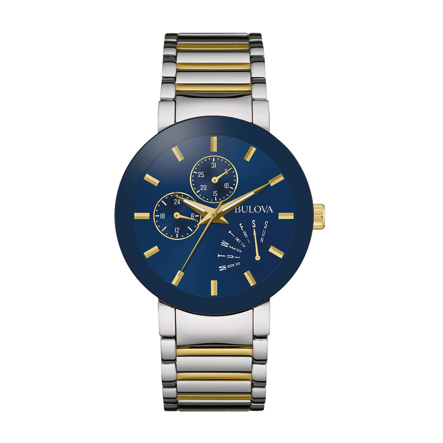 Bulova Men's Multi-Function Modern Stainless Steel Watch