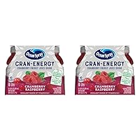 Ocean Spray Cran-Energy, Cranberry Raspberry Energy Juice Drink, 10 Ounce Bottles, 6 count (Pack of 2)