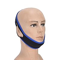 Chin Strap for Snoring and Mouth Breathers, Anti Snoring Chin Strap for Men and Women, Mesh Breathable Adjustable Snoring Stop Belt Chin Straps to Keep Mouth Closed, Helps Breath Right(2#)