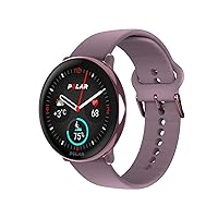 Polar Ignite 3 Series Fitness Tracking Smartwatch with AMOLED Display, GPS, Heart Rate Monitoring, Sleep Analysis, and Real-Time Voice Guidance; S-L, for Men or Women, Purple Dusk