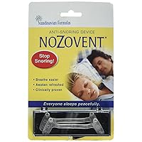 Nozovent Anti-Snoring Device, 2 Count