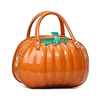 Halloween Pumpkin Shoulder Bag Halloween Purse for Women Novelty Pumpkin Tote Purse Bag